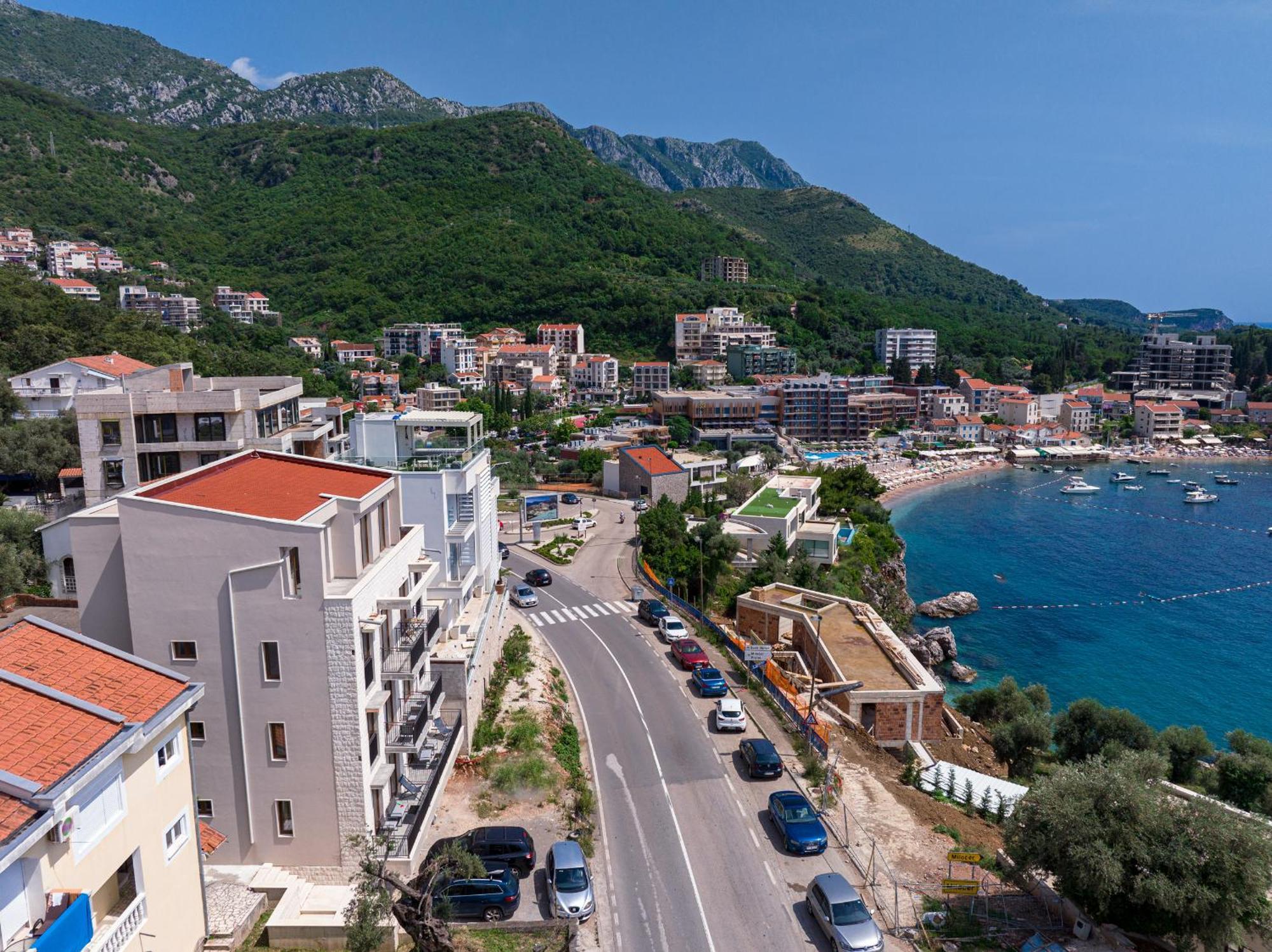 Niki Apartments Przno Sveti Stefan Exterior photo